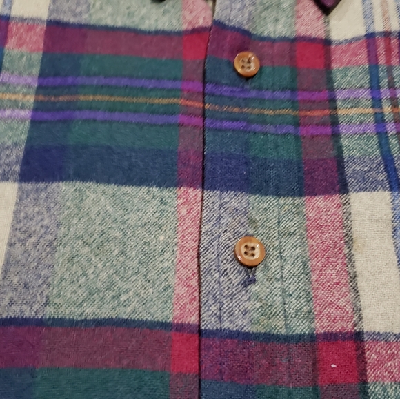 Pendleton LOBO Button Down Plaid Wool - Picture 3 of 3
